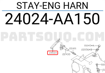 Subaru 24024AA150 STAY-ENG HARN
