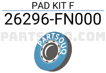 Subaru 26296FN000 PAD KIT F