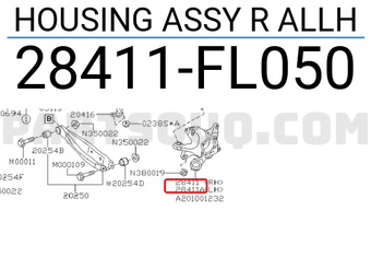 Subaru 28411FL050 مجموعة مبيت R ALLH