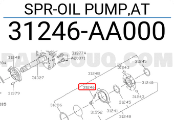 Subaru 31246AA000 SPR-OIL PUMP,AT