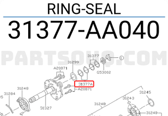 Subaru 31377AA040 RING-SEAL