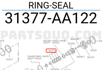 Subaru 31377AA122 RING-SEAL