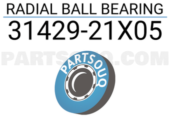 Subaru 3142921X05 RADIAL BALL BEARING