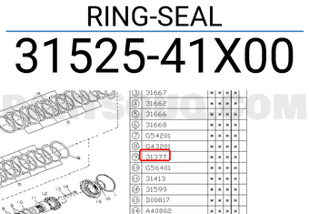 Subaru 3152541X00 RING-SEAL