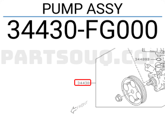 Subaru 34430FG000 PUMP ASSY