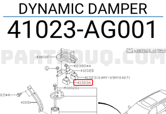 Subaru 41023AG001 DYNAMIC DAMPER