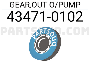Subaru 434710102 GEAR,OUT O/PUMP