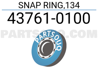 Subaru 437610100 SNAP RING,134