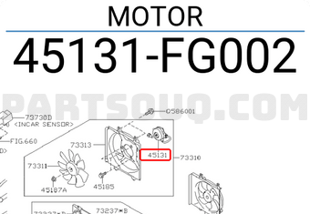 Subaru 45131FG002 MOTOR