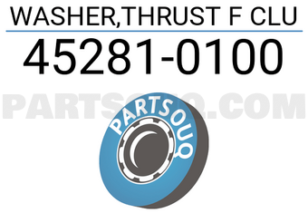 Subaru 452810100 WASHER,THRUST F CLU