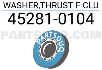 Subaru 452810104 WASHER,THRUST F CLU