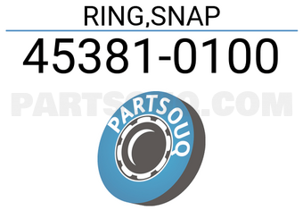 Subaru 453810100 RING,SNAP