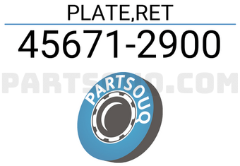 Subaru 456712900 PLATE,RET