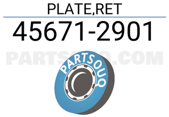 Subaru 456712901 PLATE,RET