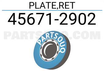 Subaru 456712902 PLATE,RET