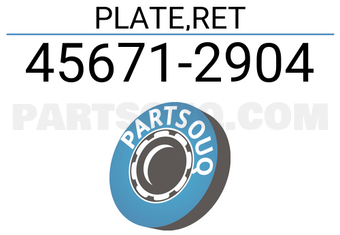 Subaru 456712904 PLATE,RET