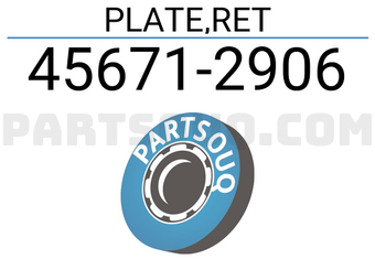 Subaru 456712906 PLATE,RET