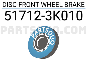 Subaru 517123K010 DISC-FRONT WHEEL BRAKE