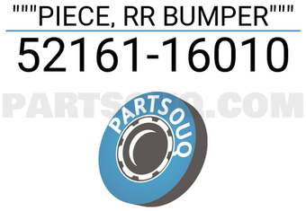 Subaru 5216116010 PIECE, RR BUMPER