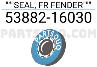 Subaru 5388216030 SEAL, FR FENDER
