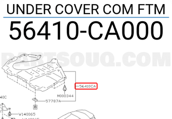 UNDER COVER COM FTM 56410CA000 | Subaru Parts | PartSouq