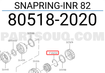 Subaru 805182020 SNAPRING-INR 82