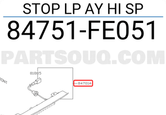 Subaru 84751FE051 STOP LP AY HI SP