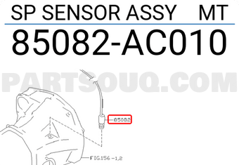 Subaru 85082AC010 SP SENSOR ASSY MT