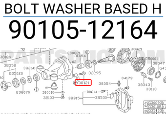 Subaru 9010512164 BOLT WASHER BASED H