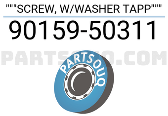 Subaru 9015950311 SCREW, W/WASHER TAPP
