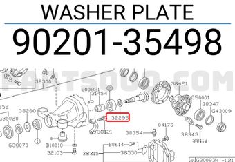 Subaru 9020135498 WASHER PLATE