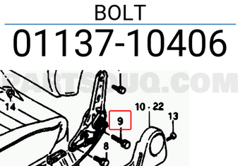 Suzuki 0113710406 BOLT