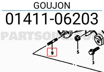 Suzuki 0141106203 GOUJON