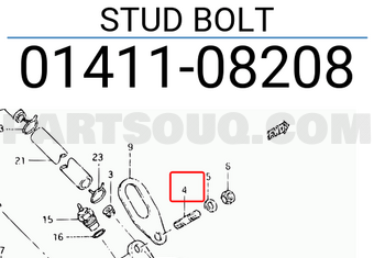 Suzuki 0141108208 STUD BOLT