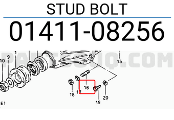 Suzuki 0141108256 STUD BOLT