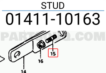 Suzuki 0141110163 STUD