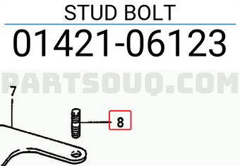 Suzuki 0142106123 STUD BOLT