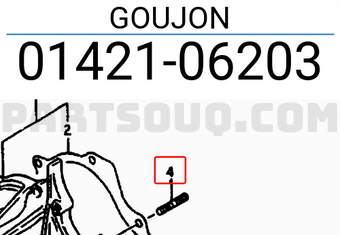 Suzuki 0142106203 GOUJON