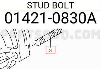 Suzuki 014210830A STUD BOLT