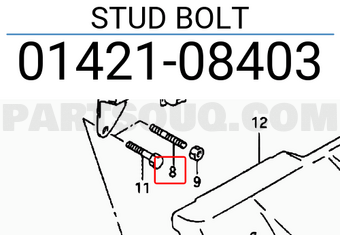 Suzuki 0142108403 STUD BOLT