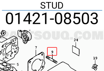Suzuki 0142108503 STUD