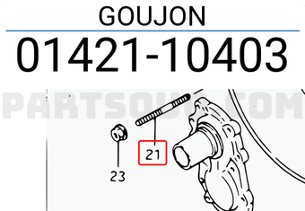 Suzuki 0142110403 GOUJON