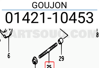 Suzuki 0142110453 GOUJON
