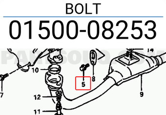 Suzuki 0150008253 BOLT