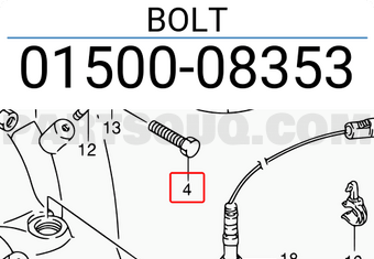 Suzuki 0150008353 BOLT