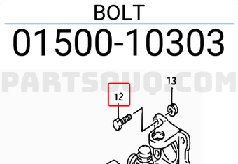 Suzuki 0150010303 BOLT