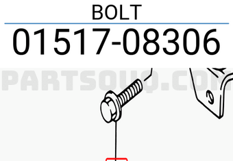 Suzuki 0151708306 BOLT