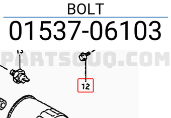 Suzuki 0153706103 BOLT