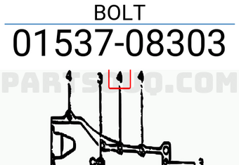 Suzuki 0153708303 BOLT