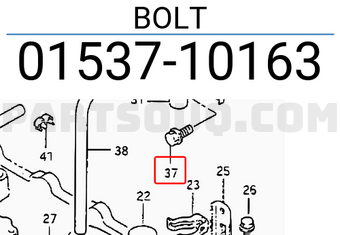 Suzuki 0153710163 BOLT